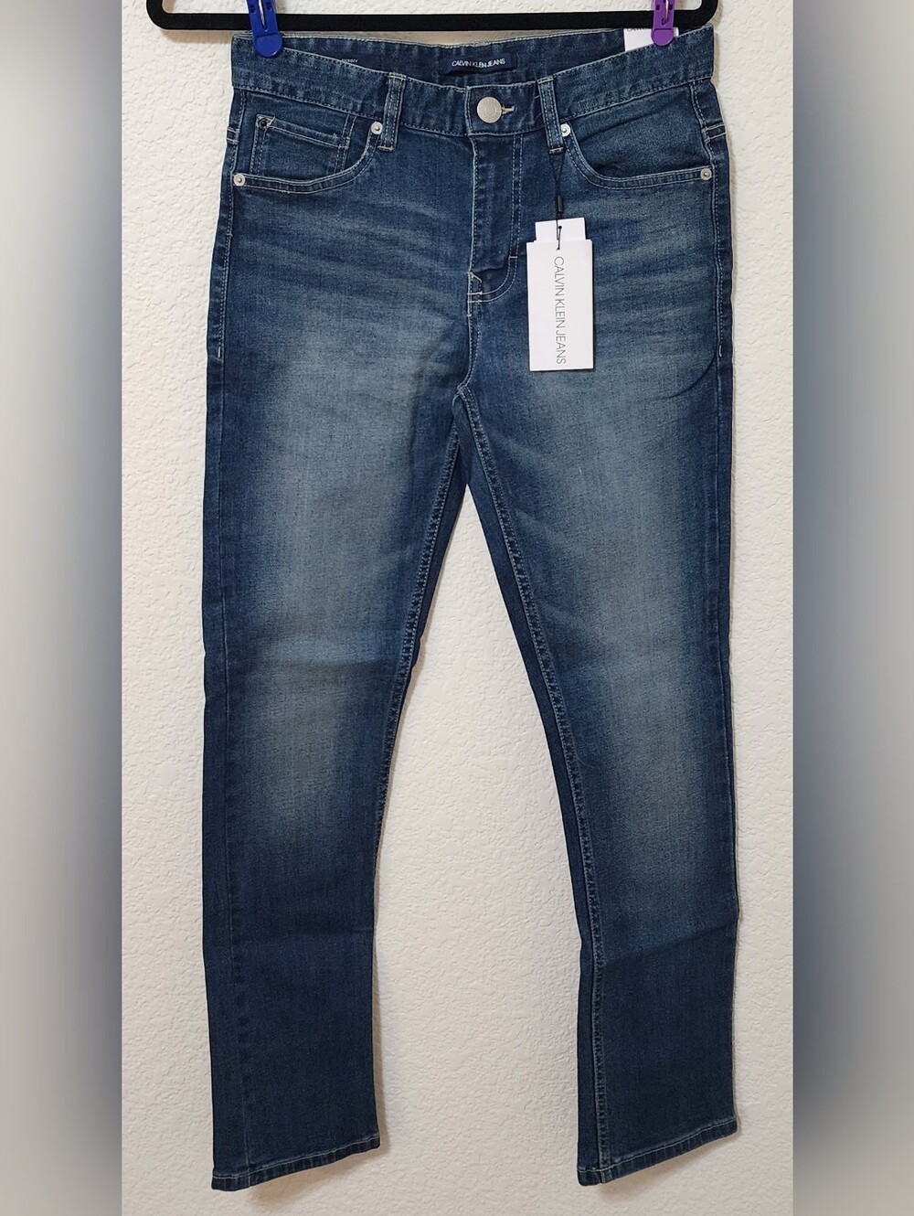 NWT Calvin Klein Jeans CKJ 016 Skinny Stretch Denim Teen Size 16 84 Authentic